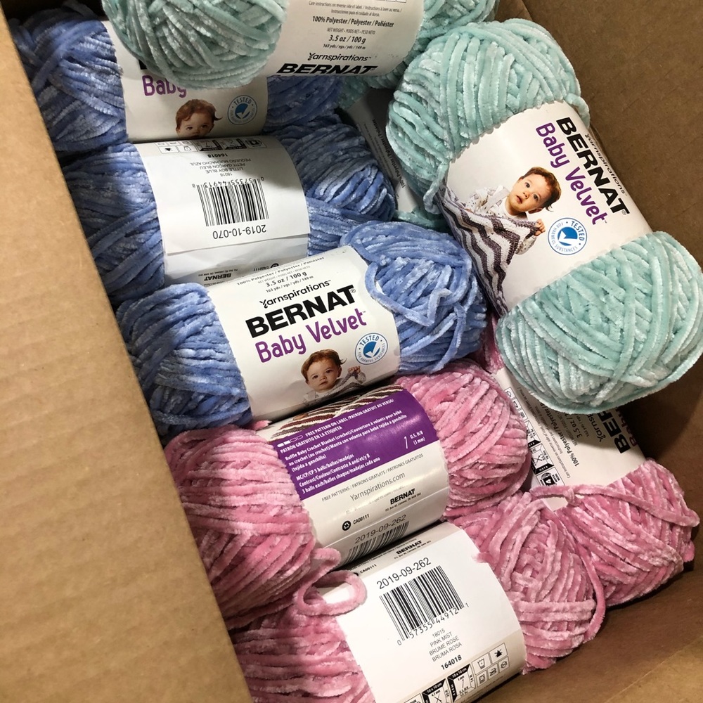 Brand New- Bernat Baby Velvet yarn